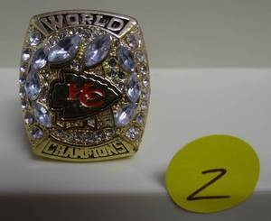 lot 2 image: KANSAS CITY CHIEFS - PATRICK MAHOMES SUPERBOWL 54 - REPLICA CHAMPIONSHIP RING - SIZE 11