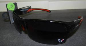 lot 10 image: OFFICIAL NFL LICENSED HOUSTON TEXANS SUNGLASSES - NEW W TAGS