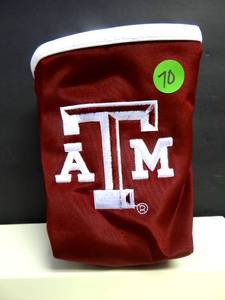 lot 70 image: TEXAS A&M CLIP ON ORGANIZER. HOLDS PHONE, KEYS, CHANGE & MORE