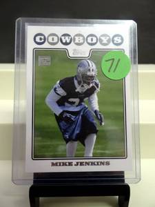 lot 71 image: ROOKIE CARD - MIKE JENKINS - RC ROOKIE #425 DALLAS COWBOYS - SOUTH FLORIDA - 2008 TOPPS NFL