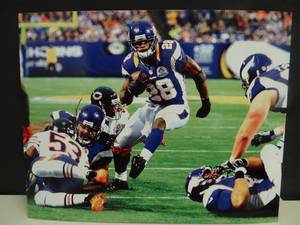 lot 112 image: PROFESSIONAL 8 X 10 PHOTO - MINNESOTA VIKINGS ADRIAN PETERSON