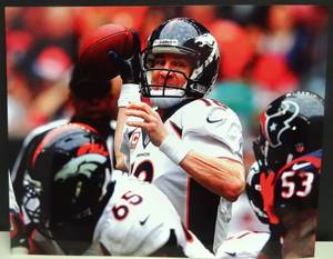 lot 122 image: PROFESSIONAL 8 X 10 PHOTO - DENVER BRONCOS PEYTON MANNING