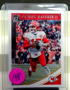 lot 148 image: 2018 Donruss #138 Patrick Mahomes II CHIEFS 2nd Year Card