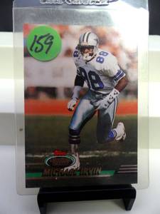 lot 159 image: 1993 Stadium Club Super Teams Division Winners - #129 - Michael Irvin - Cowboys