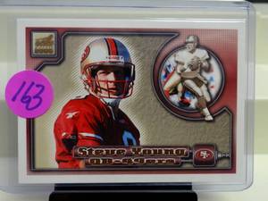 lot 163 image: 2000 Aurora Football Card #130 Steve Young