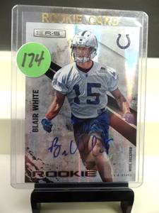 lot 174 image: LIMITED EDITION ROOKIE AUTO 188299- 2010 Rookies and Stars Rookie Autographs Holofoil #174 Blair White Auto 299 $$$