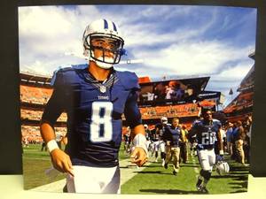 lot 176 image: PROFESSIONAL 8 X 10 PHOTO - TENNESSEE TITANS QB MARCUS MARIOTA 8 X 10 PHOTO READY TO FRAME