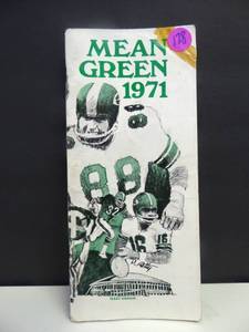 lot 178 image: 1971 NORTH TEXAS STATE COLLEGE FOOTBALL MEDIA GUIDE $$$