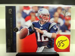 lot 185 image: 2008 UD - TOM BRADY - UPPER DECK SP ROOKIE EDITION #7 - PATRIOTS G.O.A.T $$$