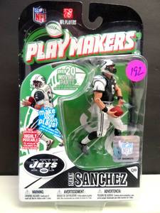 lot 192 image: $$$$ McFarlane Toys NFL New York Jets Playmakers Series 1 Mark Sanchez Action Figure $$$$