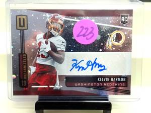 lot 223 image: ROOKIE AUTOGRAPHED CARD $$$ - 2019 Unparalled KELVIN HARMON Rookie Auto #239 $$$