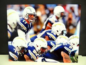 lot 234 image: PROFESSIONAL 8 X 10 PHOTO - SAN DIEGO CHARGERS QB PHILIP RIVERS