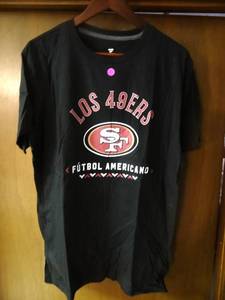 lot 251 image: SAN FRANCISCO LOS 49ERS - FUTBOL AMERICAN FANATICS T-SHIRT - NEW WTAGS - SIZE LARGE $$$