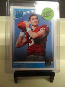 lot 255 image: ROOKIE CARD - 2018 DONRUSS FOOTBALL CARDINALS JOSH ROSEN RATED ROOKIE CARD #302