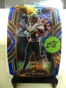 lot 258 image: ROOKIE CARD - 2020 PANINI SELECT LAMICAL PARINE BLUE CLUB LEVEL DIE CUT RC #280 $$