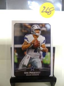 lot 268 image: HOT ITEM - 2017 Panini Stickers #243 Dak Prescott Dallas Cowboys $$$
