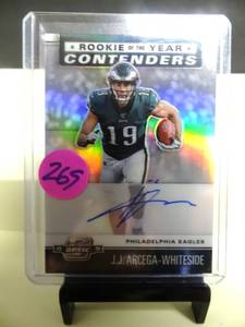 lot 269 image: LIMITED ROOKIE AUTOGRAPHED CARD 086125 - JJ ARCEGA-WHITESIDE 2019 Contenders Optic Rookie Of The Year Silver Prizm 125 $$$