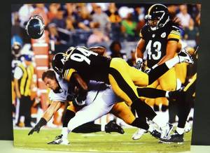 lot 283 image: PROFESSIONAL 8 X 10 PHOTO - PITTSBURGH STEELERS LAWRENCE TIMMONS
