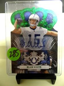 lot 285 image: $$$ - RARE LIMITED ROOKIE AUTOGRAPH 0510 - 2010 Crown Royale Autographs #108 Blair White Auto RC Rookie Card 10 - $$$$