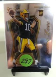 lot 297 image: ROOKIE CARD - 2020 PANINI SELECT CERTIFIED ROOKIE CARD JORDAN LOVE RC #SCR-11 Packers