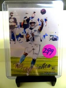 lot 299 image: ROOKIE CARD - TUA TAGOVAILOA - 2020 CHRONICLES LUMINANCE FOOTBALL - ROOKIE CARD - No. 202