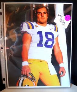 lot 87 image: LSU TIGERS JACOB HESTER 8 X 10 PHOTO - READY TO FRAME