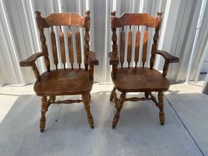 lot 3 image: Late Mid Century Arm Chairs