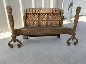 lot 5 image: 1930s Iron Gas Space Heater