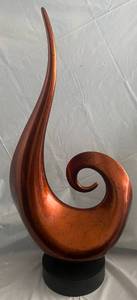 lot 135 image: Blaze Sculpture made from compressed wood fiber with a high lacquer finish by Bedlam