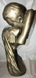 lot 140 image: Lovers Sculpture by David Fisher 1986
