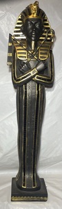 lot 146 image: Black and Gold King Tut Statue