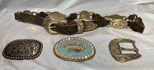 lot 158 image: Western Belt and Buckles