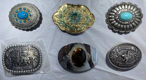 lot 171 image: 6 Various Belt Buckles