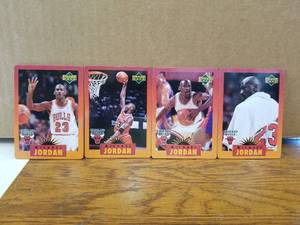 lot 29 image: Michael Jordan Upper Deck all metal collector cards