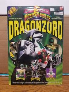 lot 89 image: Power Rangers Dragonzord figure