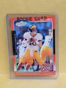 lot 17 image: Score - Tom Brady rookie card 1232