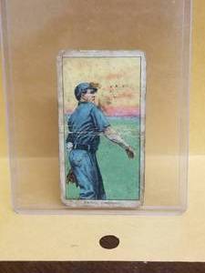 lot 5 image: 1911 T206 Bob Ewing Piedmont baseball card - Authenticity unknown
