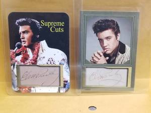 lot 24 image: Elvis Pressley Collectible cards