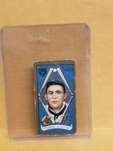 lot 196 image: 1911 T205 Oscar Stanage baseball card - Authenticity unknown