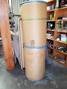 lot 272 image: Fiber drums- Barrels