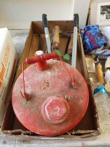lot 331 image: Tools and a gas can