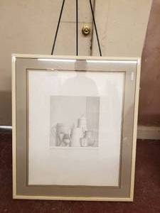 lot 198 image: Framed art #1050, signed and dated by artist
