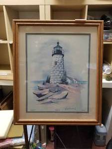 lot 281 image: Framed Candlestick House Print