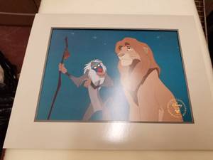 lot 201 image: Disney Lithographs - Toy story and Lion King