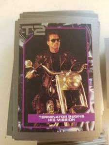 lot 123 image: Terminator cards