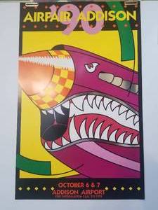 lot 127 image: 1990 Airfair Addison poster