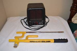 lot 51 image: The Club and Small Air Heater