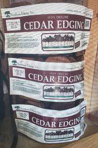 lot 76 image: Cedar Edging, 3 Rolls of 10 Ft.