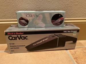 lot 113 image: Black & Decker CarVac and Compact Car Vac