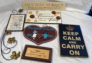 lot 743 image: Wall sayings